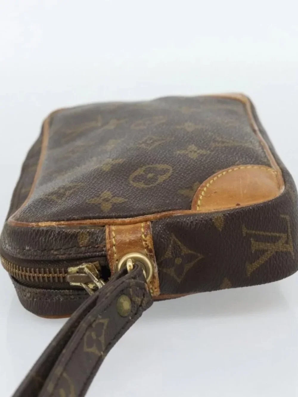 LOUIS VUITTON Monogram Marly Dragonne PM Clutch Bag M51827 LV Auth BA13571